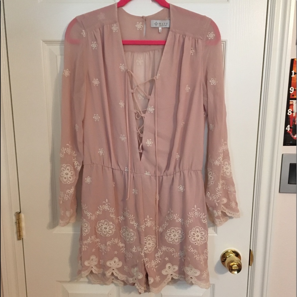 Blush pink romper